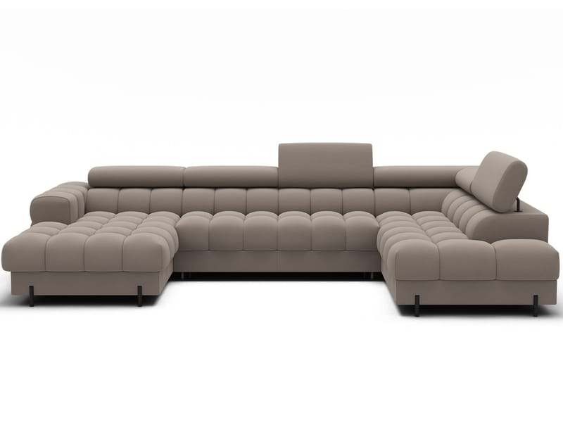 Feraria 6-personers boblende sovesofa med divan og chaiselong, opbevaring, højre - Sola 18 - Møbler - Sofaer - Sovesofaer