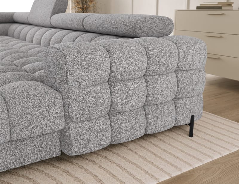 Feraria 6-personers Bubblig sovesofa med divan og chaiselong, opbevaring venstre - Pellerito 03 - Møbler - Sofaer - Sovesofaer