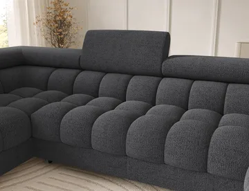Feraria 6-personers Bubblig sovesofa med divan og chaiselong, opbevaring venstre - Royal 05 - Møbler - Sofaer - Sovesofaer
