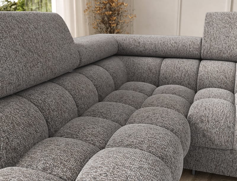 Feraria 6-personers Bubblig sovesofa med divan og chaiselong, opbevaring venstre - Pellerito 20 - Møbler - Sofaer - Sovesofaer