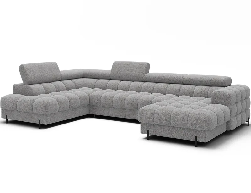 Feraria 6-personers Bubblig sovesofa med divan og chaiselong, opbevaring venstre, Royal 03