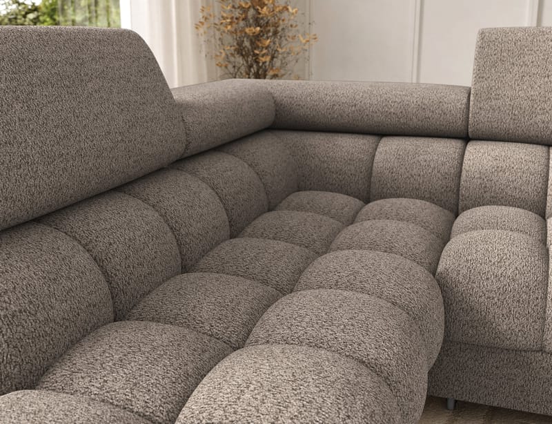 Feraria 6-personers Bubblig sovesofa med divan og chaiselong, opbevaring venstre - Royal 20 - Møbler - Sofaer - Sovesofaer