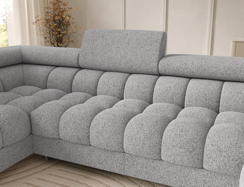 Feraria 6-personers Bubblig sovesofa med divan og chaiselong, opbevaring venstre - Pellerito 03 - Møbler - Sofaer - Sovesofaer