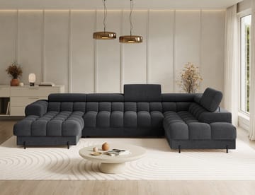 Feraria 6-personers boblende sovesofa med divan og chaiselong, opbevaring, højre - Royal 05 - Møbler - Sofaer - Sovesofaer