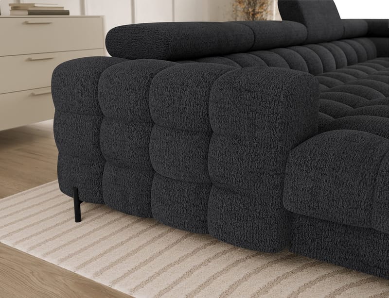 Feraria 6-personers boblende sovesofa med divan og chaiselong, opbevaring, højre - Royal 05 - Møbler - Sofaer - Sovesofaer