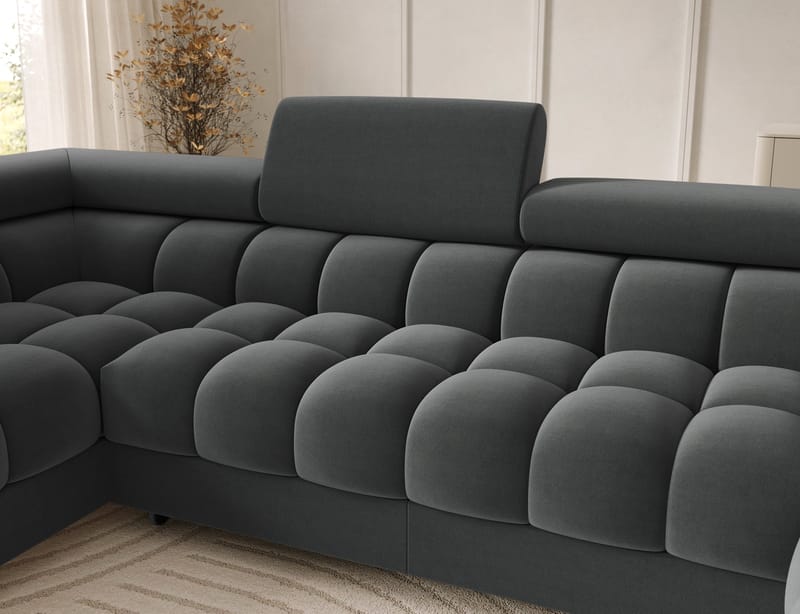 Feraria 6-personers Bubblig sovesofa med divan og chaiselong, opbevaring venstre - Sola 06 - Møbler - Sofaer - Sovesofaer