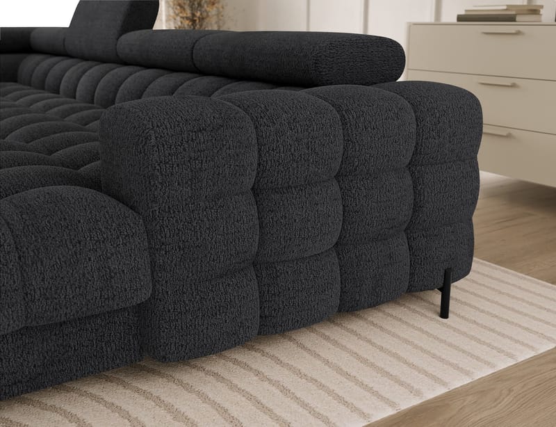 Feraria 6-personers Bubblig sovesofa med divan og chaiselong, opbevaring venstre - Royal 05 - Møbler - Sofaer - Sovesofaer