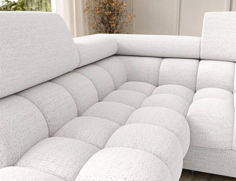 Feraria 6-personers Bubblig sovesofa med divan og chaiselong, opbevaring venstre - Royal 01 - Møbler - Sofaer - Sovesofaer