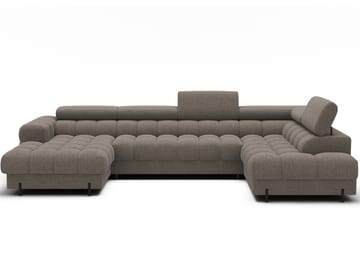 Feraria 6-personers boblende sovesofa med divan og chaiselong, opbevaring, højre - Royal 20 - Møbler - Sofaer - Sovesofaer