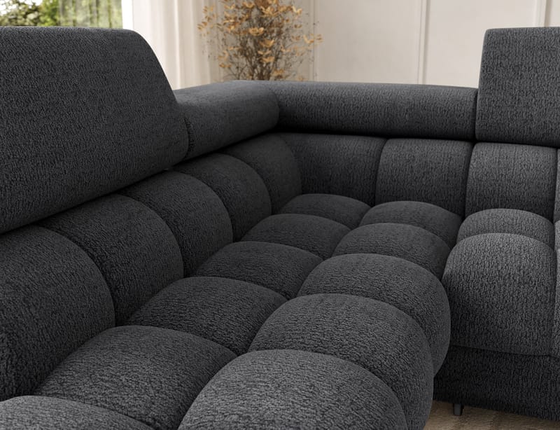 Feraria 6-personers Bubblig sovesofa med divan og chaiselong, opbevaring venstre - Royal 05 - Møbler - Sofaer - Sovesofaer