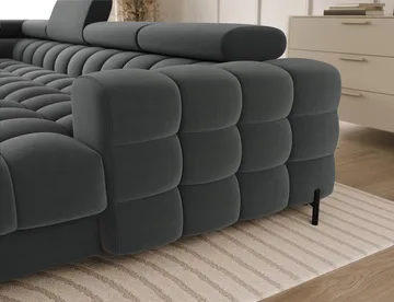 Feraria 6-personers Bubblig sovesofa med divan og chaiselong, opbevaring venstre - Sola 06 - Møbler - Sofaer - Sovesofaer
