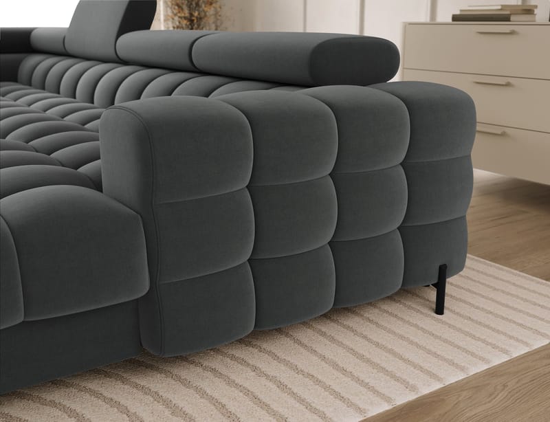 Feraria 6-personers Bubblig sovesofa med divan og chaiselong, opbevaring venstre - Sola 06 - Møbler - Sofaer - Sovesofaer