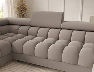 Feraria 6-personers Bubblig sovesofa med divan og chaiselong, opbevaring venstre - Sola 18 - Møbler - Sofaer - Sovesofaer