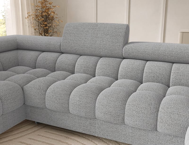 Feraria 6-personers Bubblig sovesofa med divan og chaiselong, opbevaring venstre - Royal 03 - Møbler - Sofaer - Sovesofaer