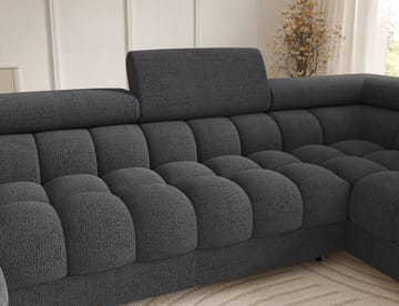 Feraria 6-personers boblende sovesofa med divan og chaiselong, opbevaring, højre - Royal 05 - Møbler - Sofaer - Sovesofaer