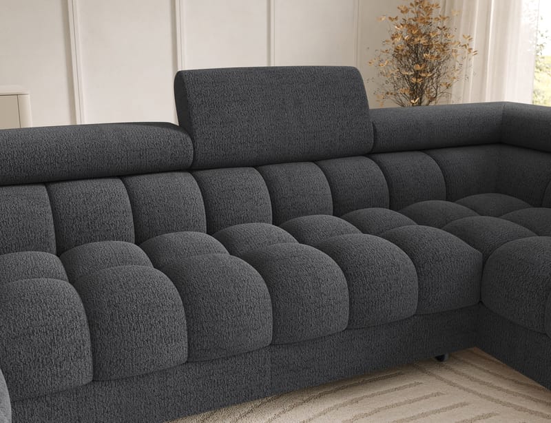 Feraria 6-personers boblende sovesofa med divan og chaiselong, opbevaring, højre - Royal 05 - Møbler - Sofaer - Sovesofaer