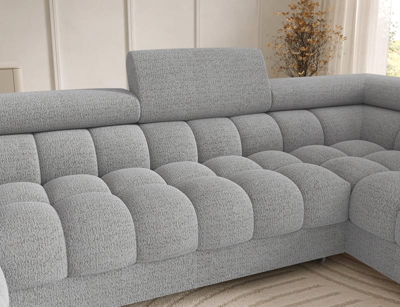 Feraria 6-personers boblende sovesofa med divan og chaiselong, opbevaring, højre - Royal 03 - Møbler - Sofaer - Sovesofaer