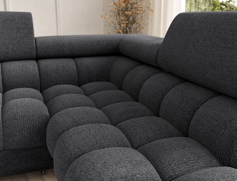 Feraria 6-personers boblende sovesofa med divan og chaiselong, opbevaring, højre - Royal 05 - Møbler - Sofaer - Sovesofaer