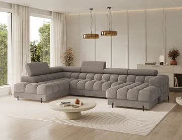 Feraria 6-personers Bubblig sovesofa med divan og chaiselong, opbevaring venstre - Royal 20 - Møbler - Sofaer - Sovesofaer