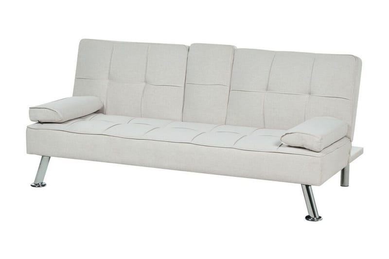Ferne Sovesofa 3-personers - Beige/Sølv - Møbler - Sofaer - Sovesofaer