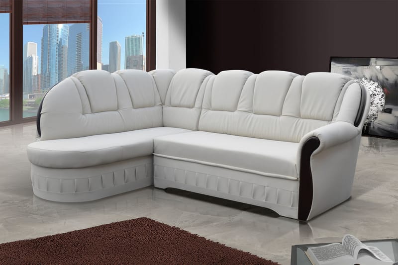 Fica sovesofa - Hvid - Sovesofaer - 3 personers sovesofa