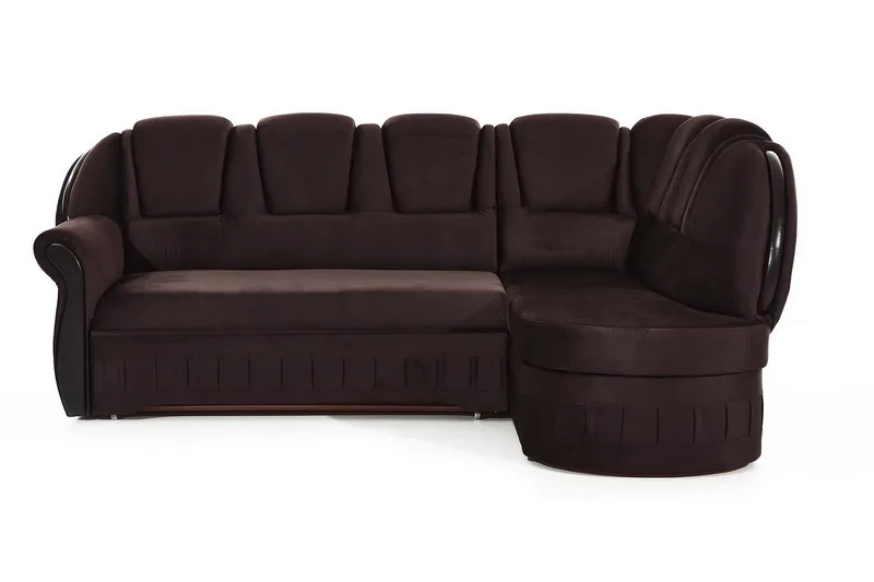 Fica Sovesofa med Chaiselong Højre, Brun