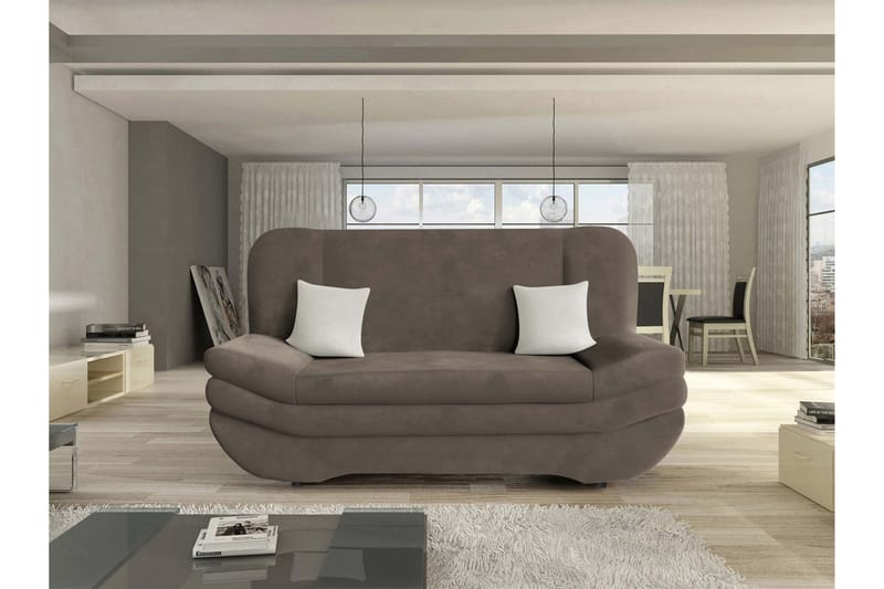 Figurelle Sovesofa 3-personers - Brun - Møbler - Sofaer - Sovesofaer