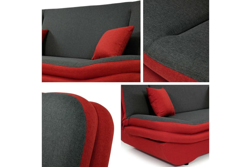 Figurelle Sovesofa 3-personers - Rosa - Møbler - Sofaer - Sovesofaer