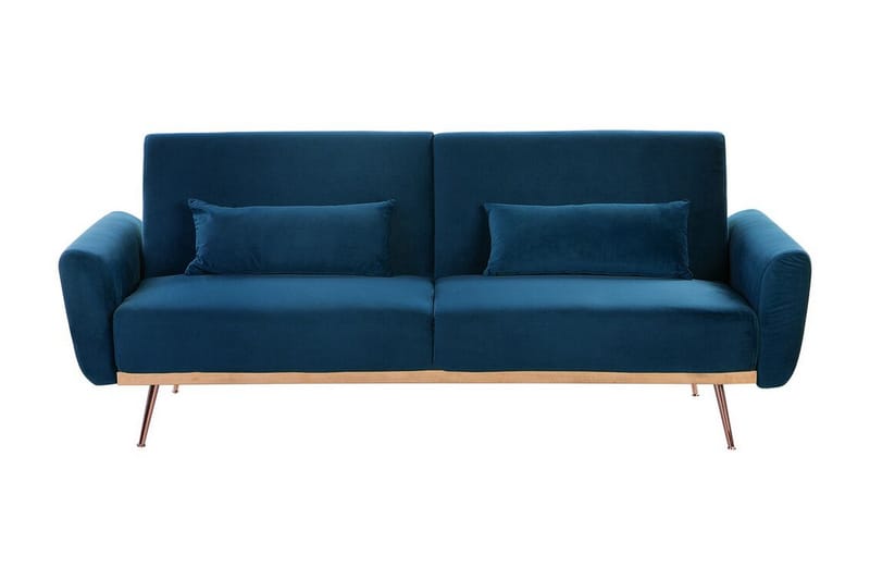 Filia Sovesofa 3-personers, Blå/Kobber