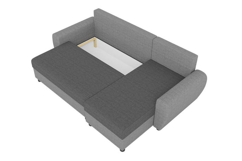 Fionara 3-personers hjørnesofaseng - Brun/Beige - Møbler - Sofaer - Sovesofaer
