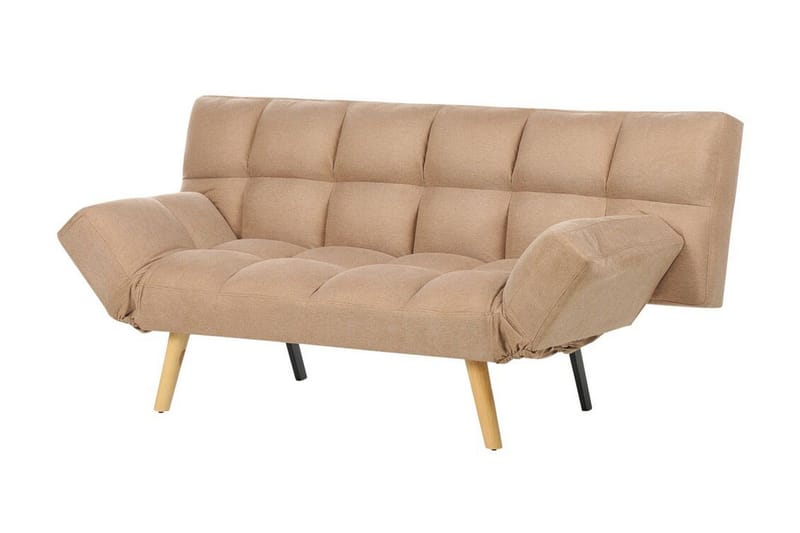Fiora Sovesofa 3-personers - Brun/Lyst træ - Møbler - Sofaer - Sovesofaer