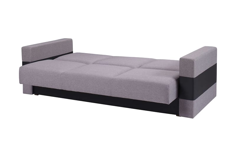 Firkantet sovesofa 222x97x88 cm - Sovesofaer - Lædersofaer - 3 personers sovesofa