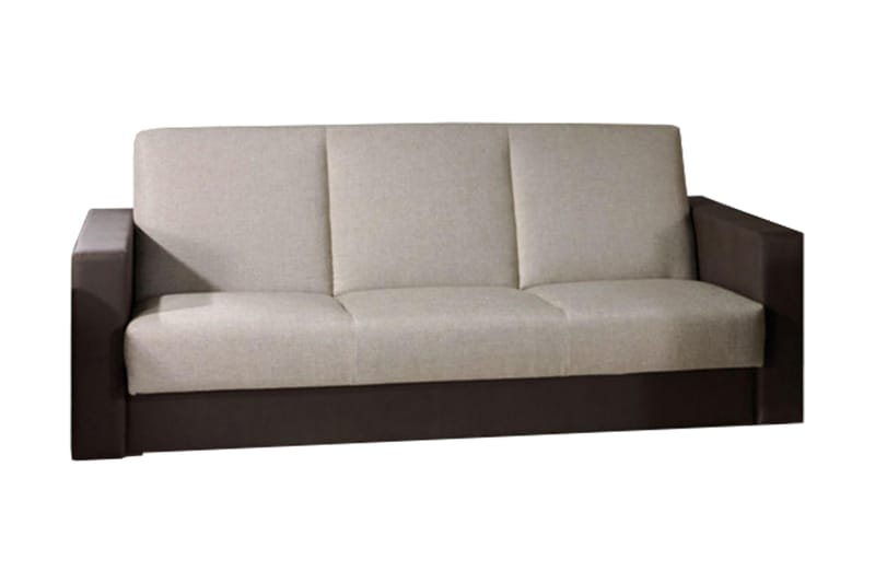 Firkantet sovesofa 222x97x88 cm - Sovesofaer - Lædersofaer - 3 personers sovesofa