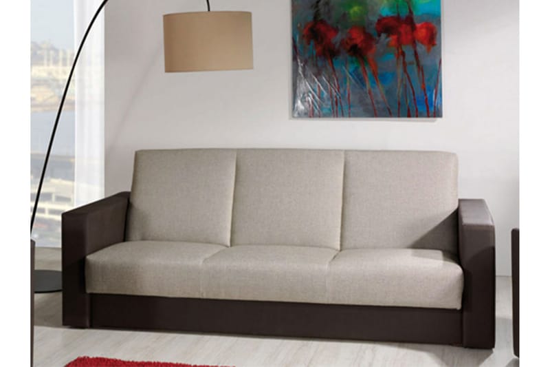 Firkantet sovesofa 222x97x88 cm - Møbler - Sofaer - Sovesofaer