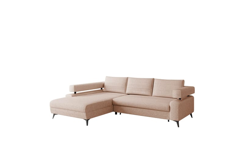 Fito Sovesofa med Chaiselong 3-personers - Rosa - Møbler - Sofaer - Sovesofaer