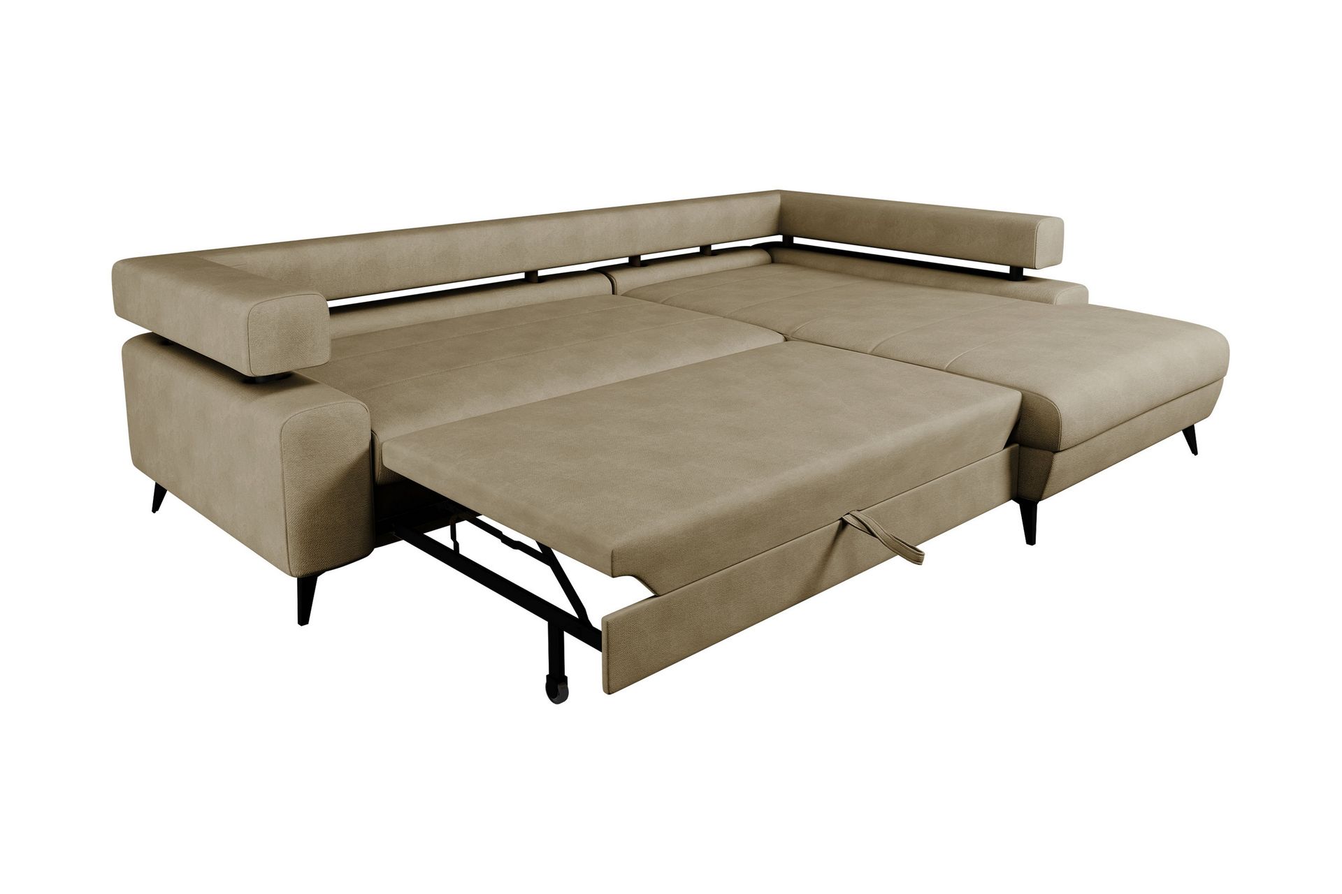 Fito Sovesofa med Chaiselong 3-personers - Gul - Møbler - Sofaer - Sovesofaer