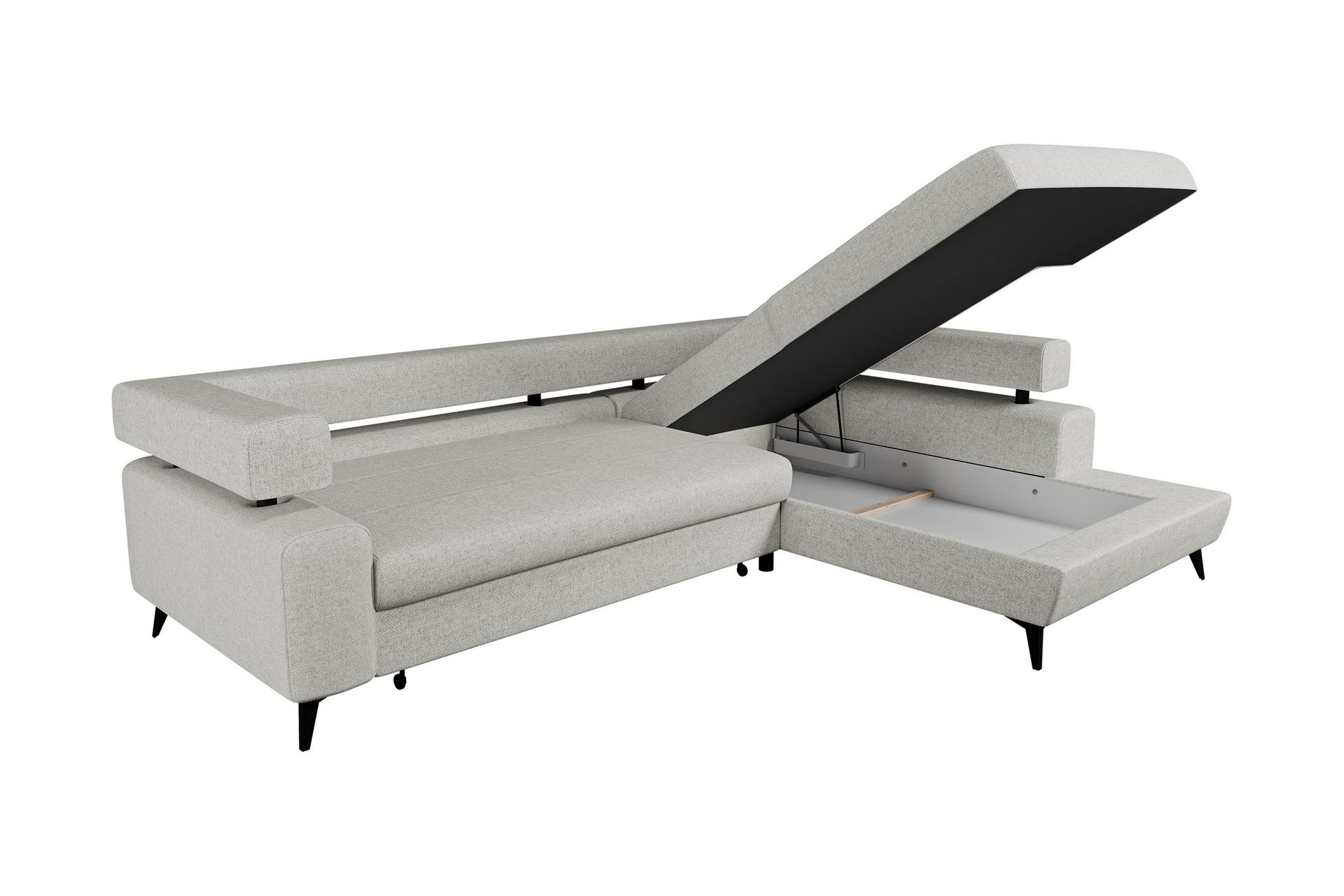 Fito Sovesofa med Chaiselong 3-personers - Gul - Møbler - Sofaer - Sovesofaer