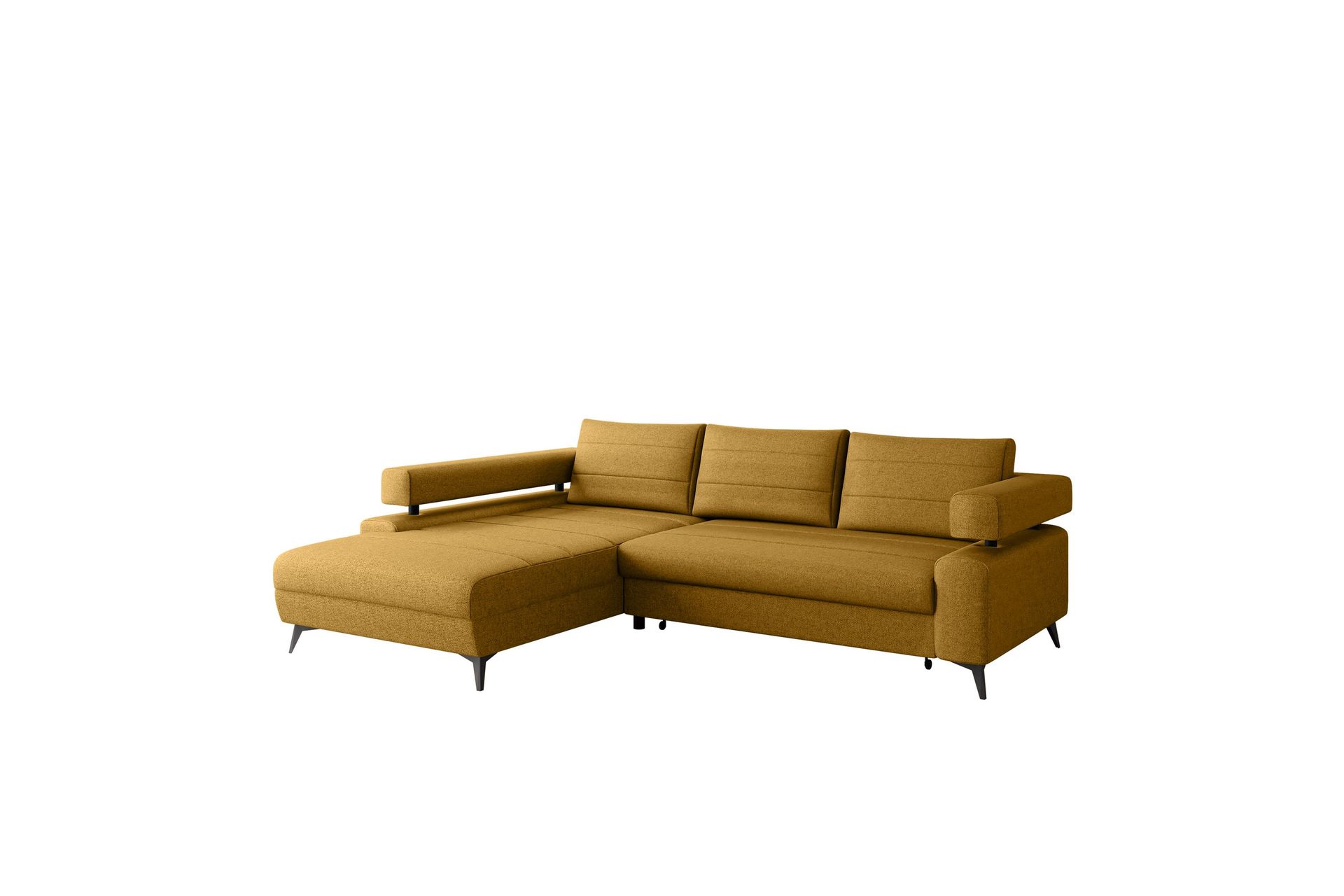 Fito Sovesofa med Chaiselong 3-personers - Gul - Møbler - Sofaer - Sovesofaer