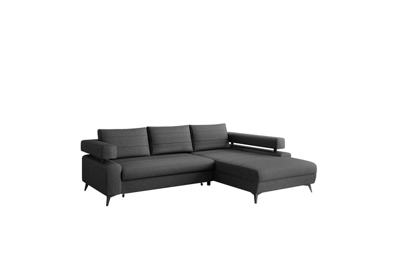 Fito Sovesofa med Chaiselong 3-personers - Grå - Møbler - Sofaer - Sovesofaer