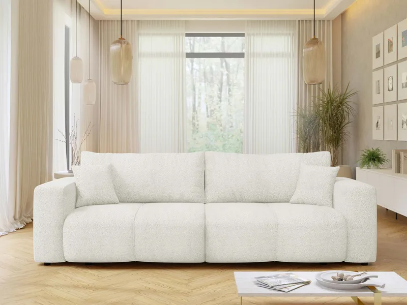 Flo Sovesofa 3-personers - Hvid - Møbler - Sofaer - Sovesofaer