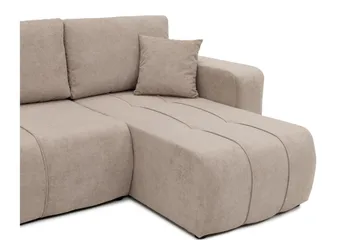 Flo Sovesofa med Chaiselong 3-personers - Sort - Møbler - Sofaer - Sovesofaer