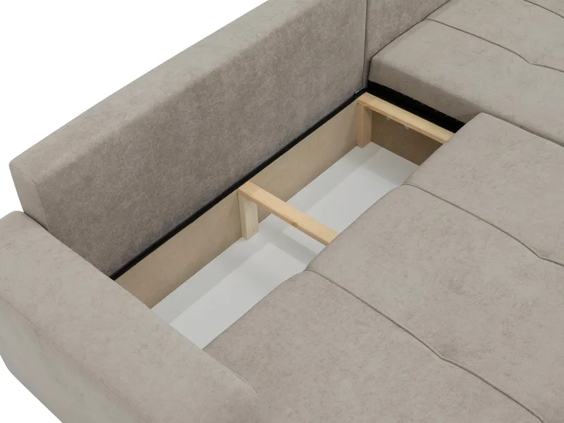 Flo Sovesofa med chaiselong 3-personers - Brun - Møbler - Sofaer - Sovesofaer