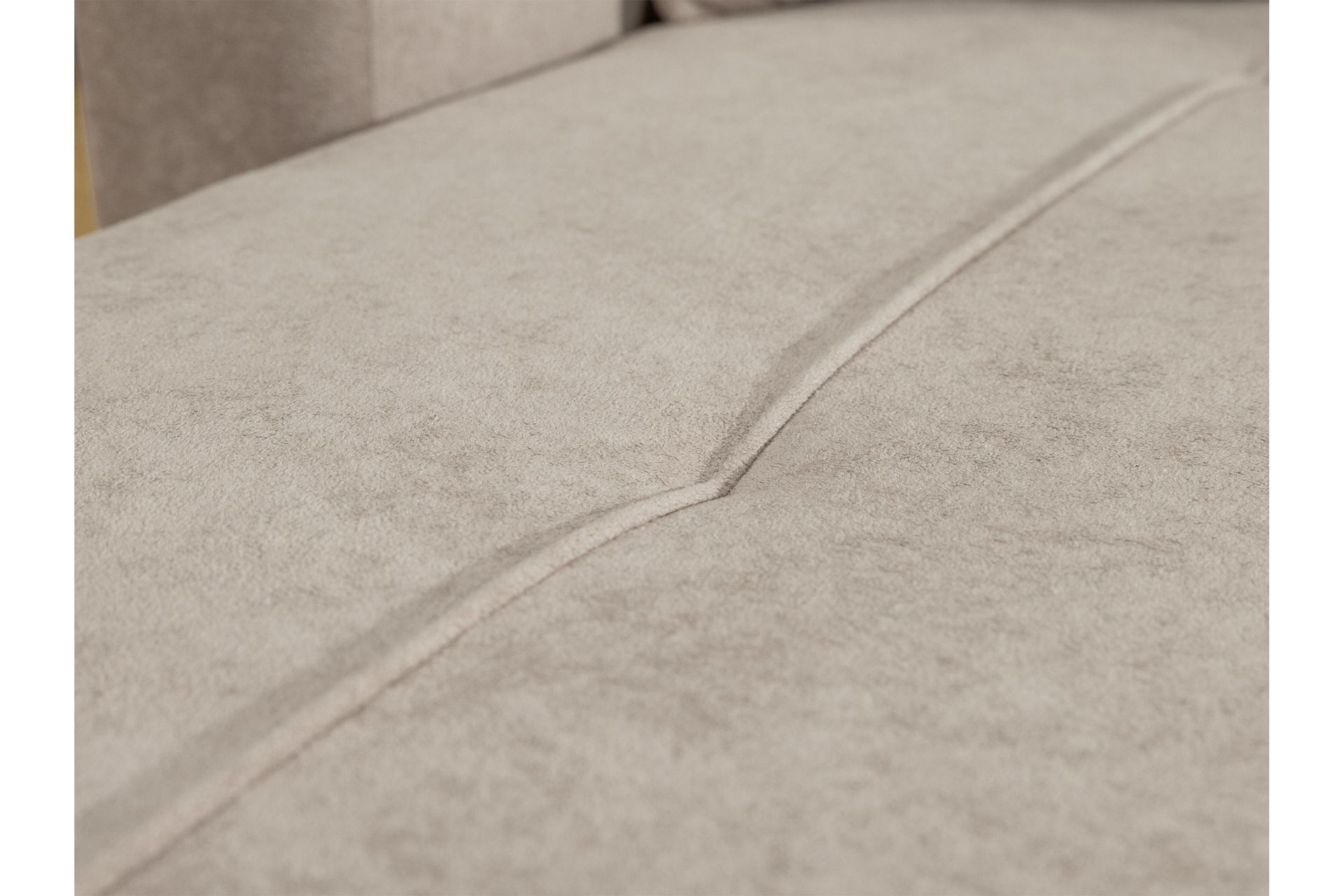Flo Sovesofa med Chaiselong 3-personers i Plys - Gul - Møbler - Sofaer - Sovesofaer