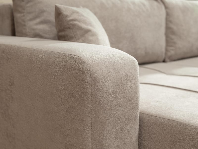 Flo Sovesofa med chaiselong 3-personers - Hvid - Møbler - Sofaer - Sovesofaer