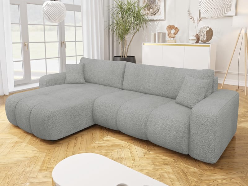 Flo Sovesofa med chaiselong 3-personers - Hvid - Møbler - Sofaer - Sovesofaer