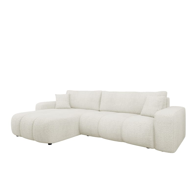 Flo Sovesofa med chaiselong 3-personers - Hvid - Møbler - Sofaer - Sovesofaer