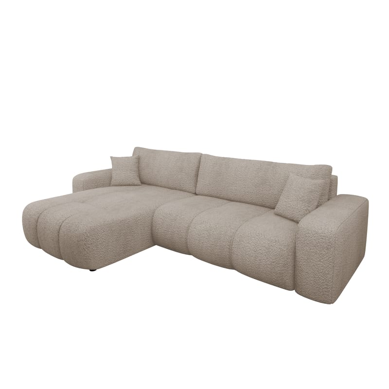 Flo Sovesofa med chaiselong 3-personers, Hvid