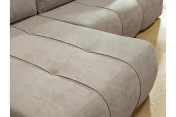 Flo Sovesofa med Chaiselong 3-personers - Sort - Møbler - Sofaer - Sovesofaer