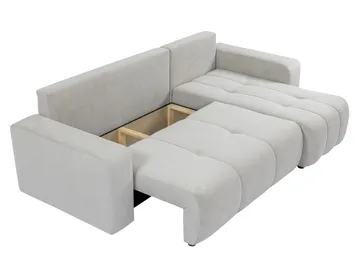 Flo Sovesofa med chaiselong 3-personers - Hvid - Møbler - Sofaer - Sovesofaer