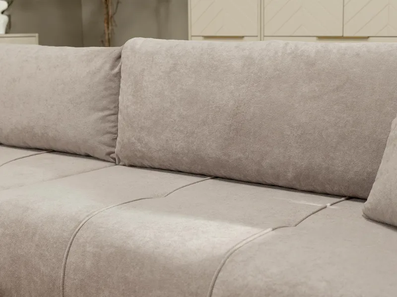 Flo Sovesofa med chaiselong 3-personers - Beige - Møbler - Sofaer - Sovesofaer